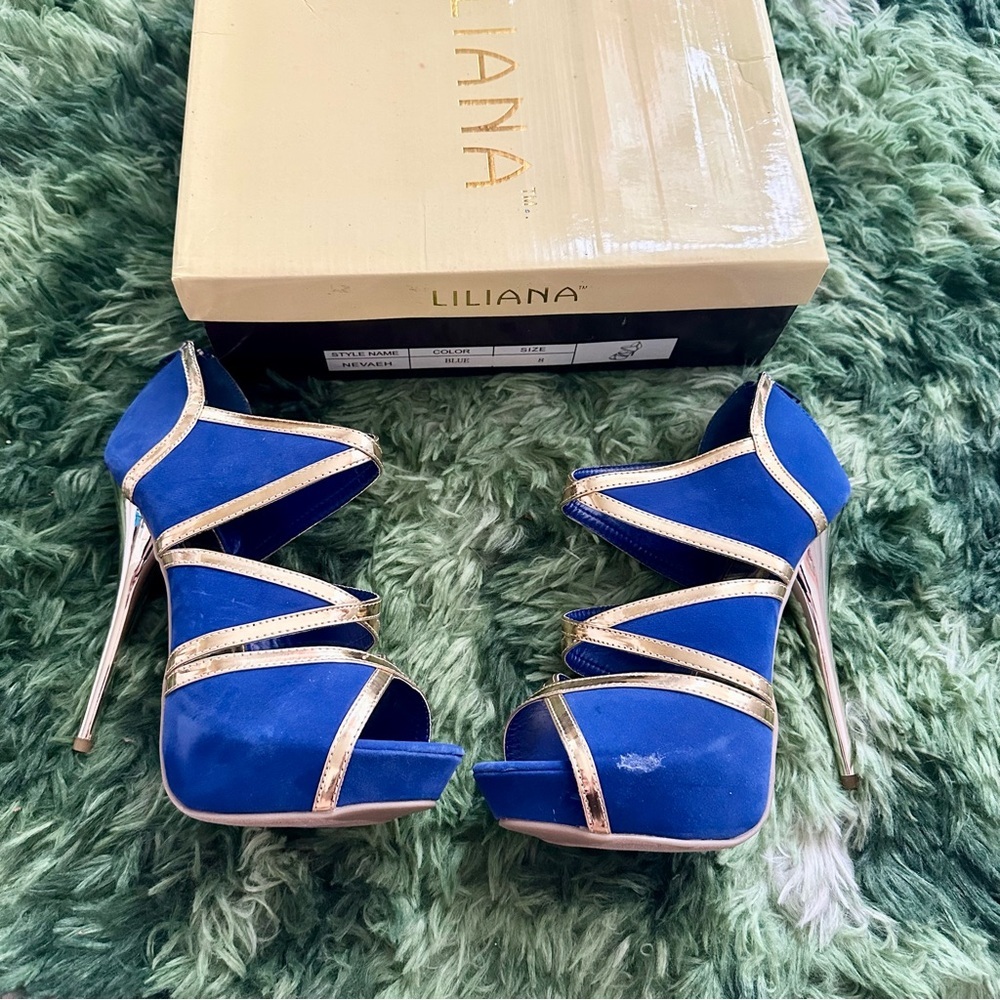 Blue Liliana heels